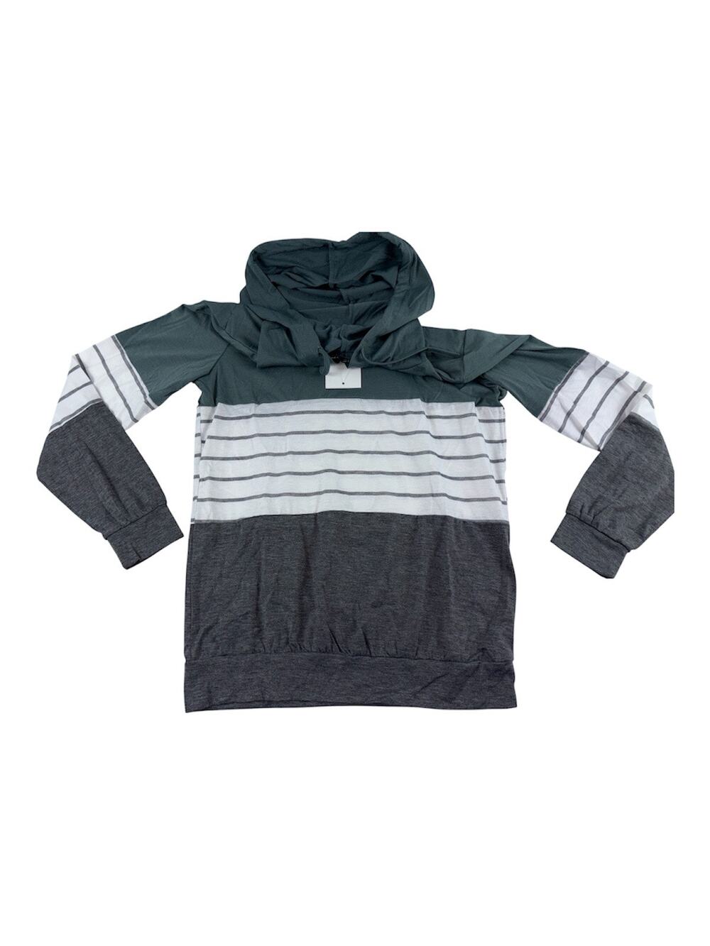 SHEIN Color Block Hooded Lightweight Sweatshirt Size S